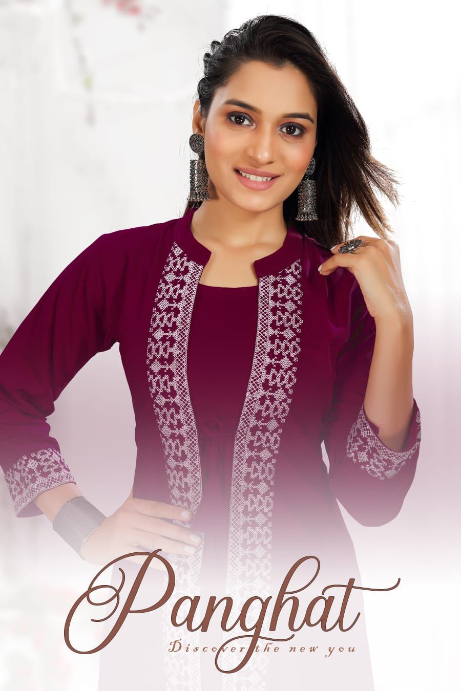 New Panghat 1 Party Wear Rayon Fancy Designer Kurti Collection